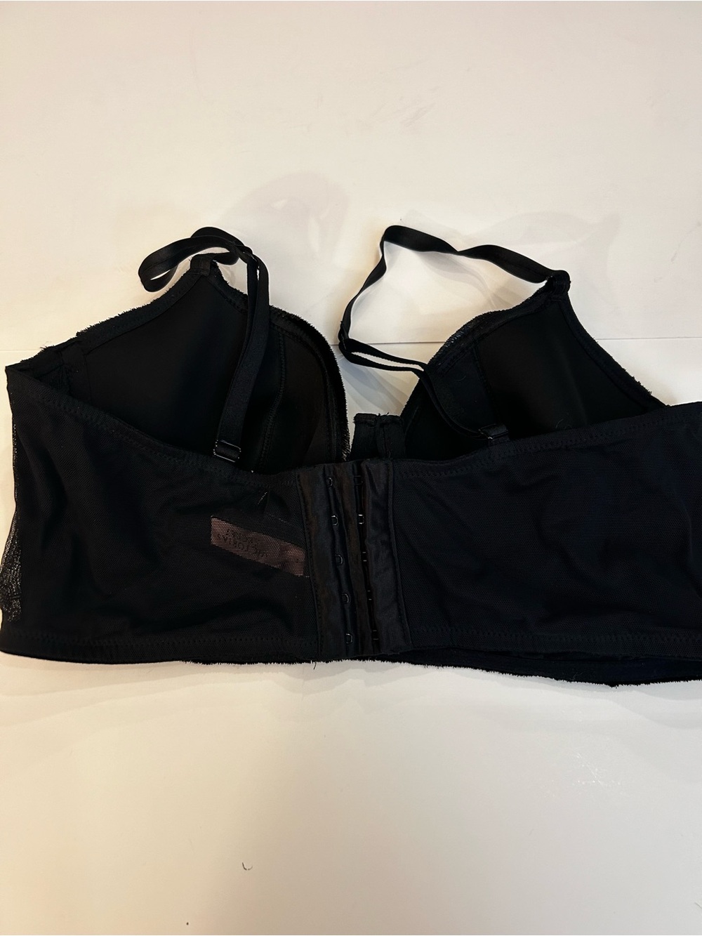 Victoria's Secret Black Shimmery Longline Underwire Bra - Picture 7 of 8